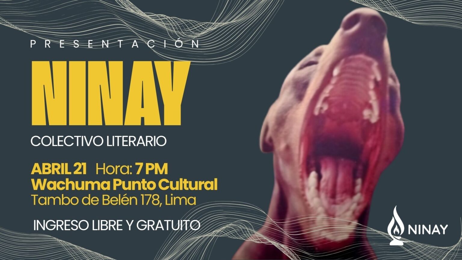 Portada para facebook frase iglesia horario evento azul y blanco